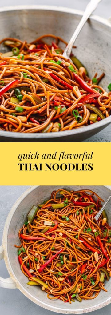 spicy thai noodles  quick and tasty!