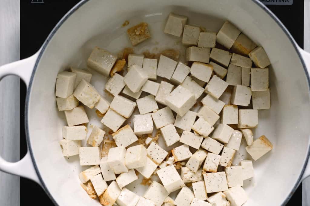 Tofu Cubes for Rancheros