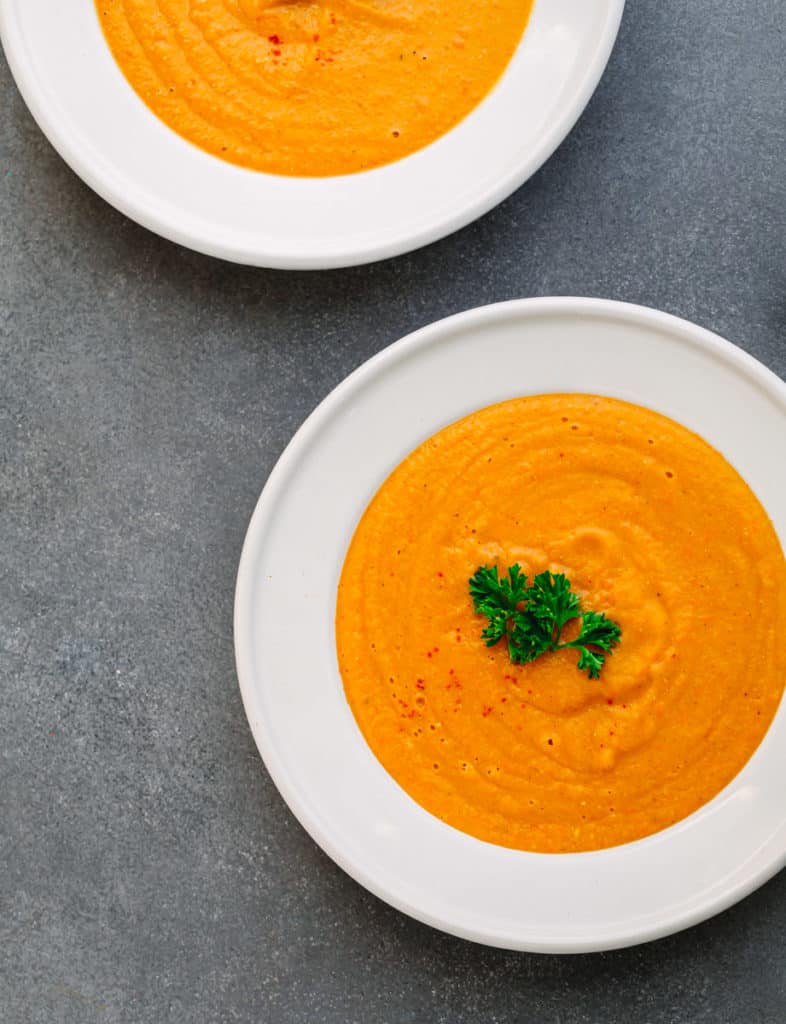 Carrot and Lentil Soup 