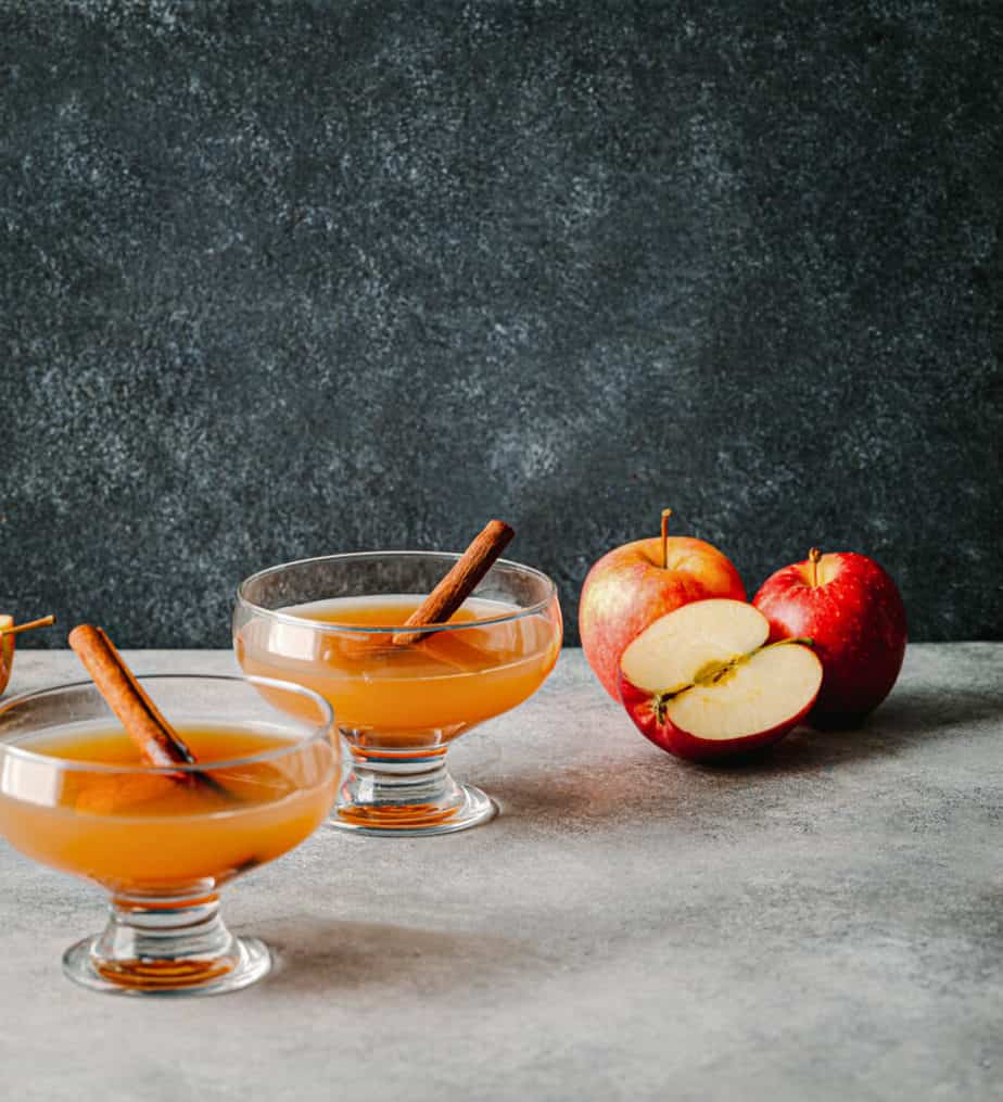 instant pot apple cider hot and spiced!