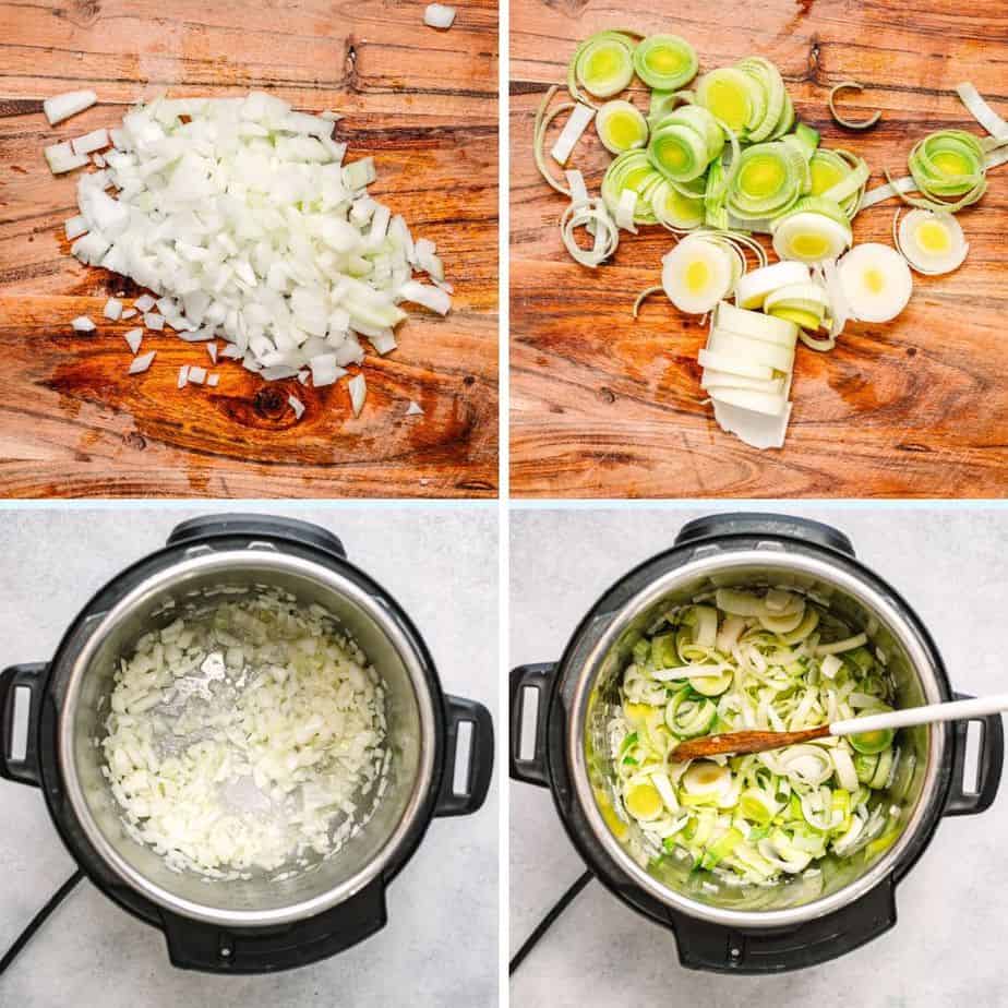 Learn how to make Instant Pot Potato Leek Soup