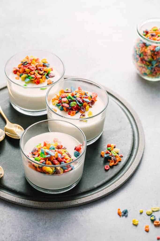 Panna Cotta with Fruity PEBBLES™