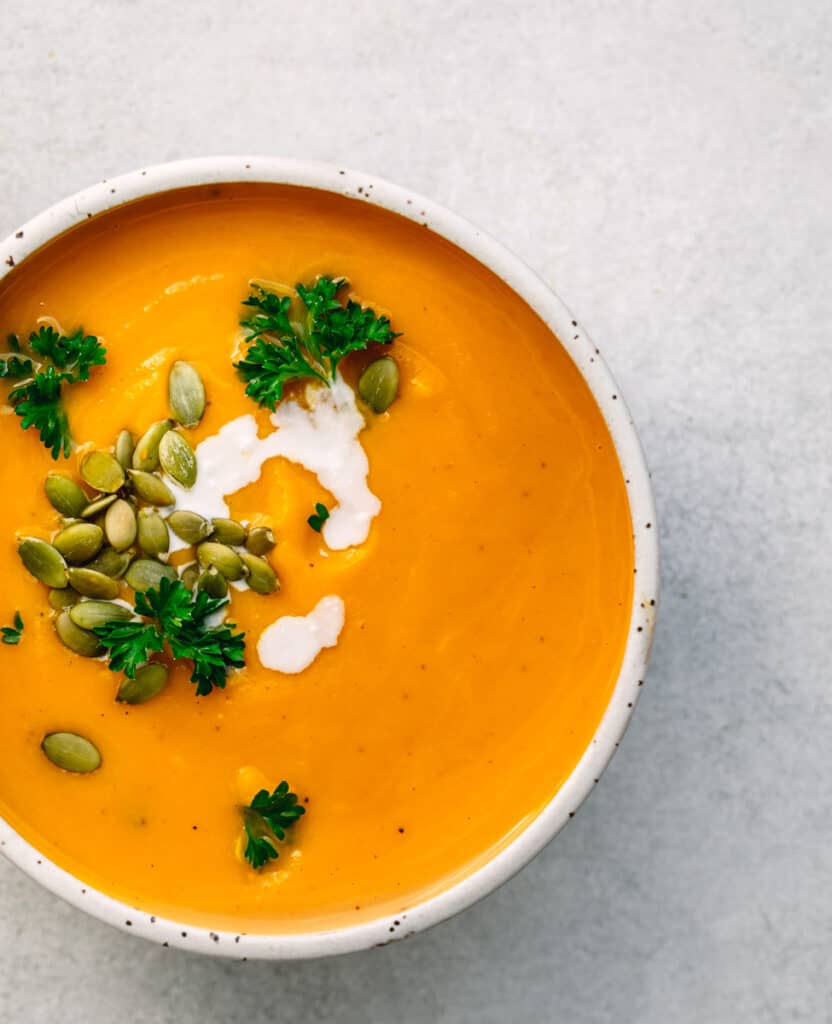 Pressure Cooker Pumpkin Soup