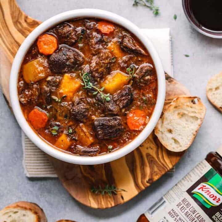 Pressure Cooker Autumn Beef Stew - Posh Journal