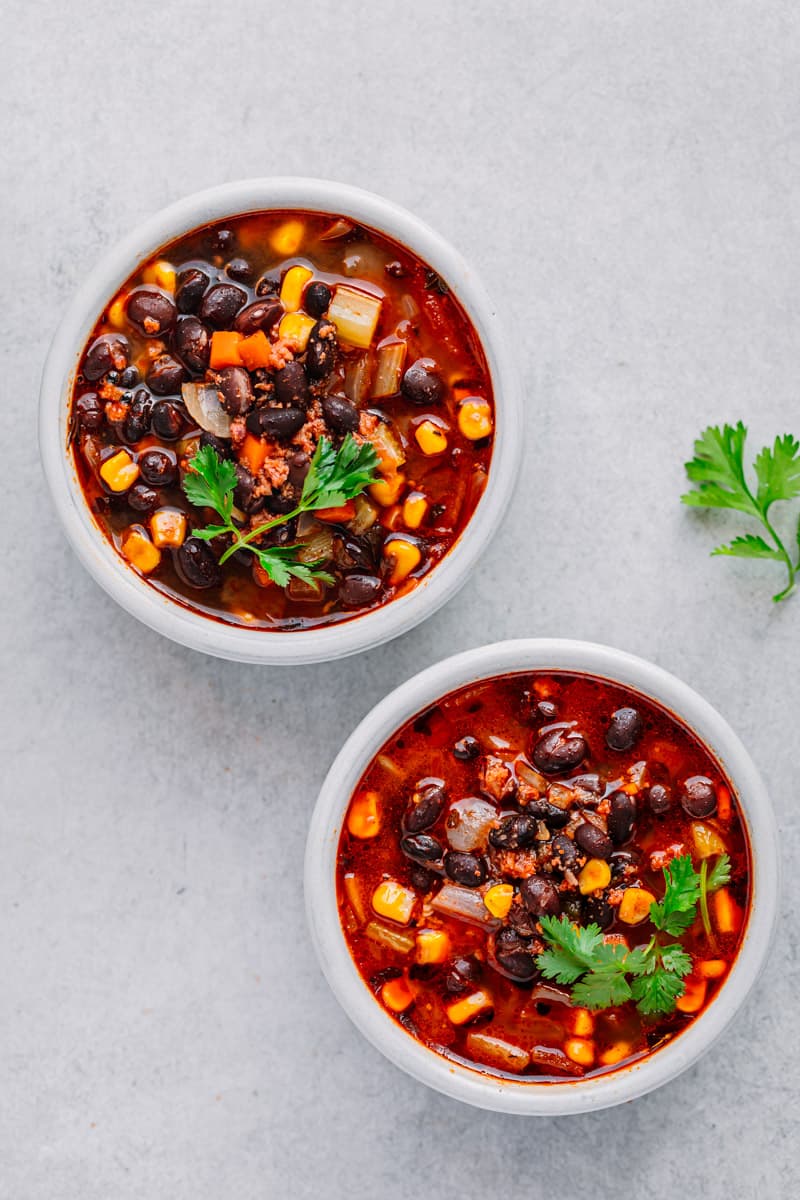 Chorizo Soup (with Black Beans and Veggies!) Posh Journal