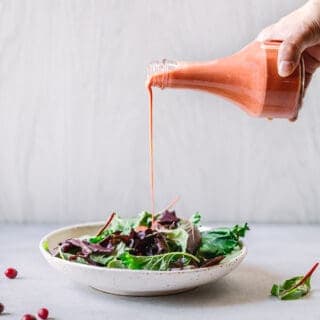 Cranberry Vinaigrette (a Creamy Salad Dressing)