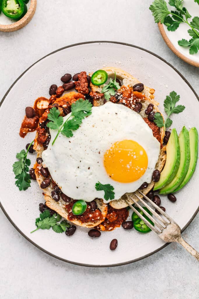 Mexican Breakfast Toast