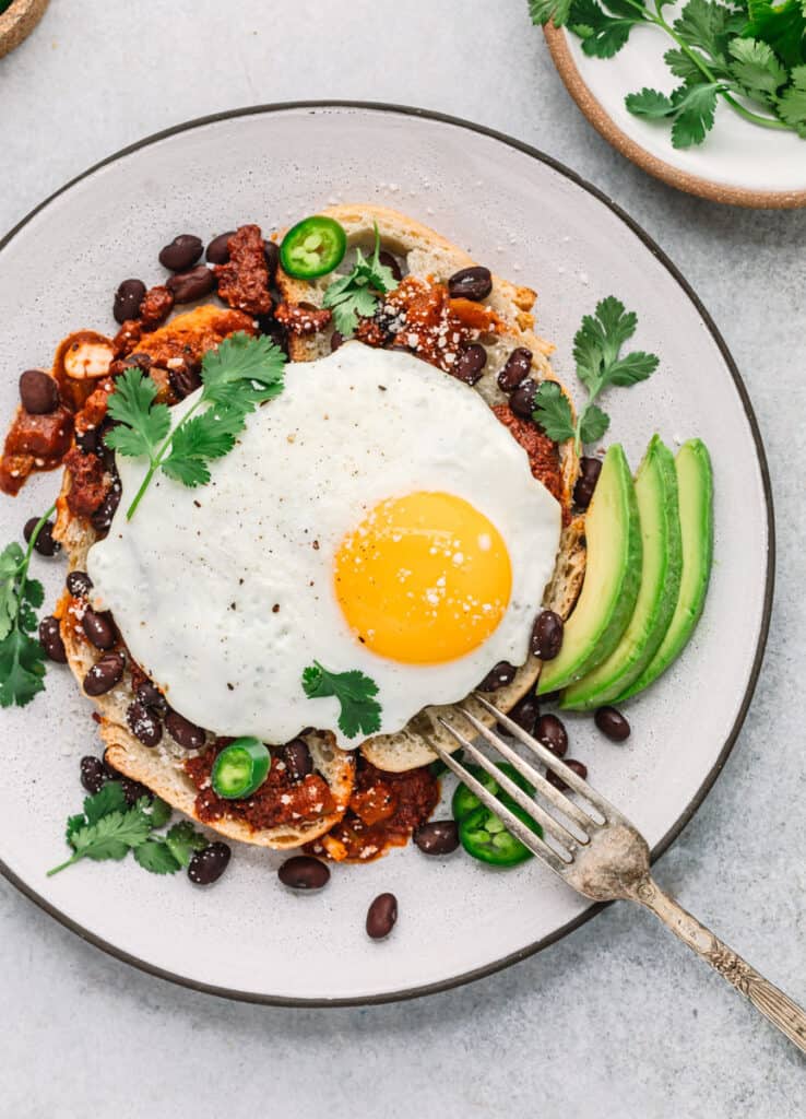 Mexican Breakfast Toast