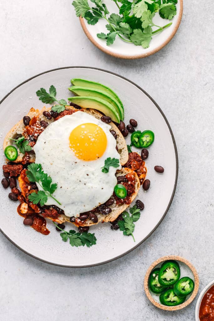 Mexican Breakfast Toast 