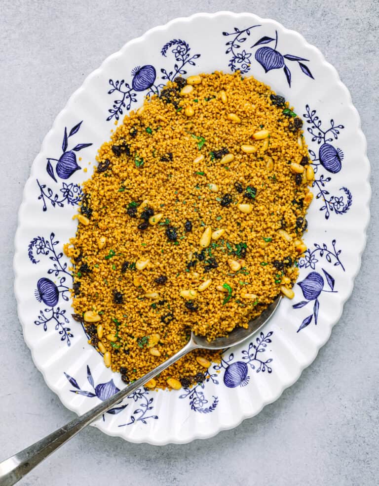 Moroccan Couscous with Currants and Pine Nuts Posh Journal
