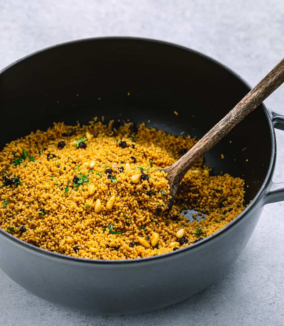 Moroccan Couscous with Currants and Pine Nuts | Posh Journal