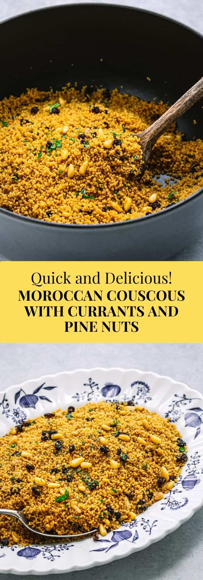 Moroccan Couscous with Currants and Pine Nuts Posh Journal