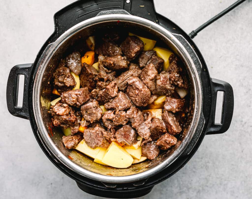 how to make a beef stew in an instant pot