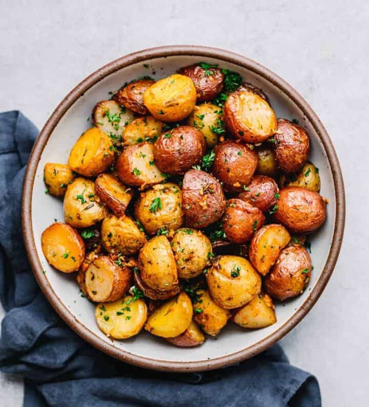 Roasted Baby Potatoes with Rosemary and Garlic Posh Journal