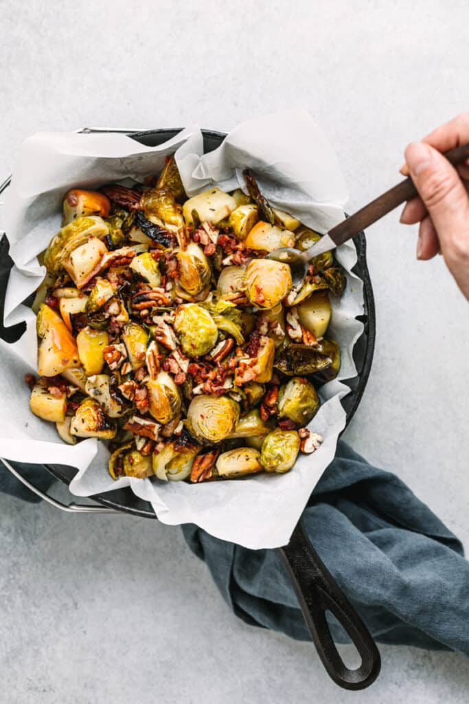 Roasted Brussels Sprouts with Pancetta and Apple | Posh ...