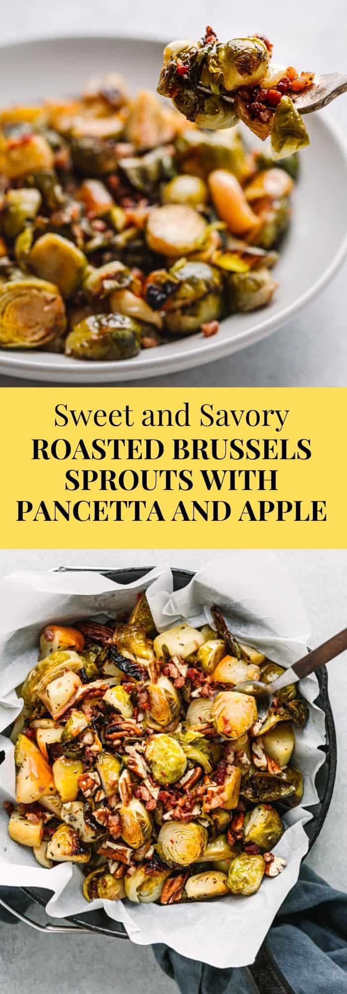 Roasted Brussels Sprouts with Pancetta and Apple Posh Journal