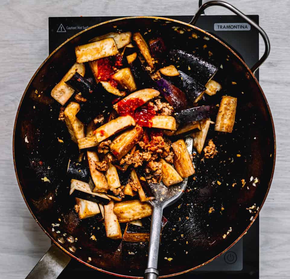 Chinese Eggplant with Minced Pork