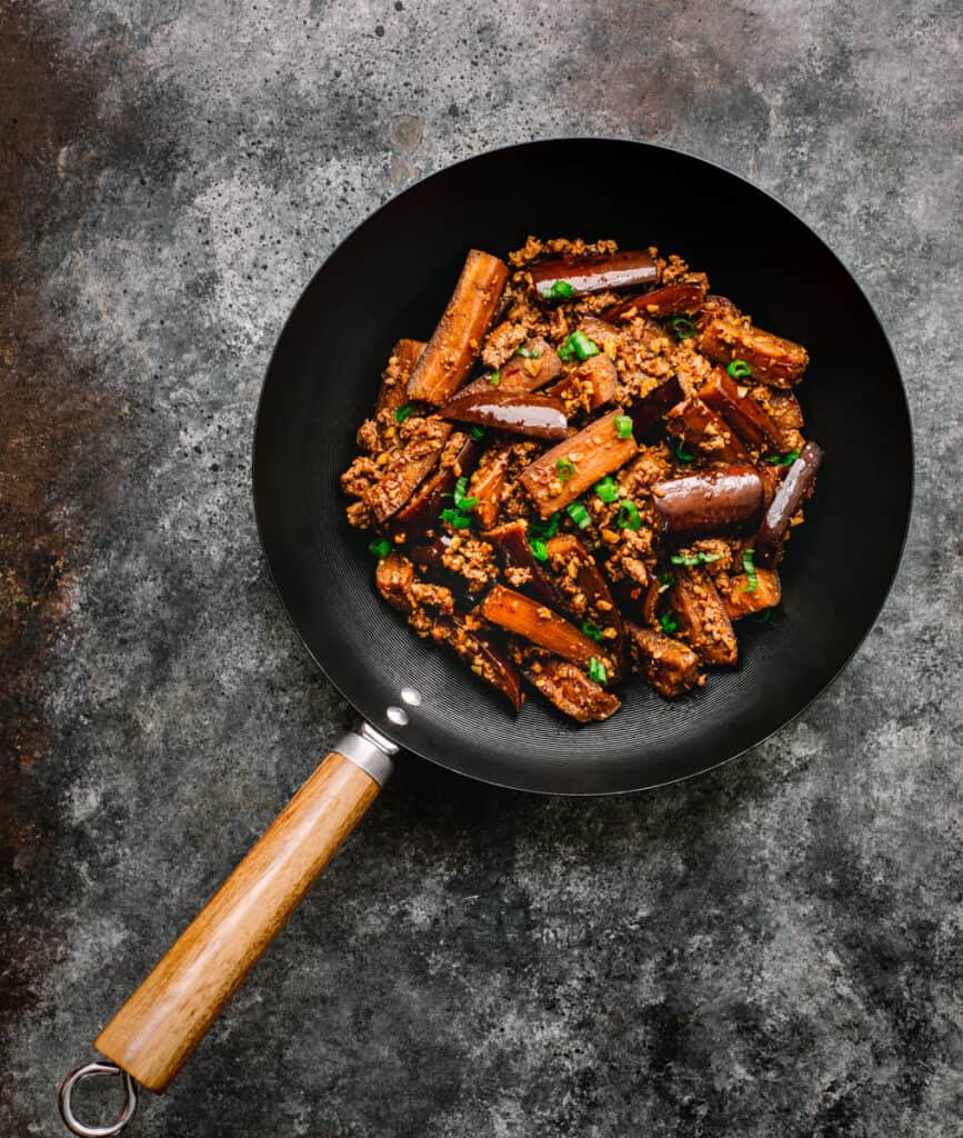 Chinese Eggplant with Minced Pork