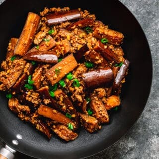 Chinese Eggplant with Minced Pork