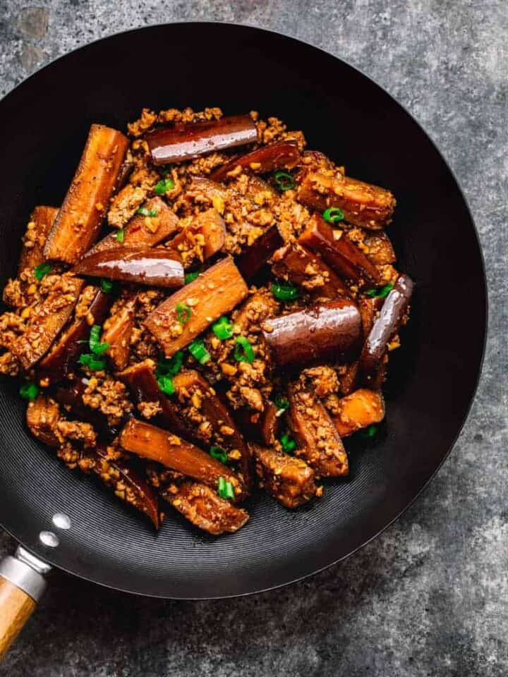 Chinese Eggplant with Minced Pork