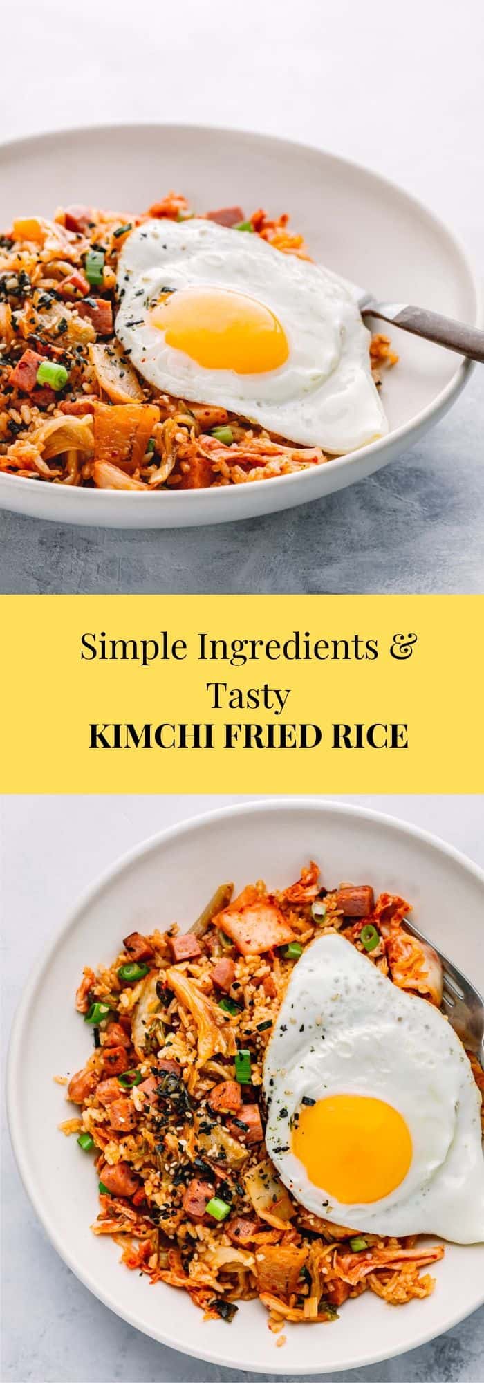 Kimchi Fried Rice -Bokkeumbap (Easy and Flavorful) - Posh Journal