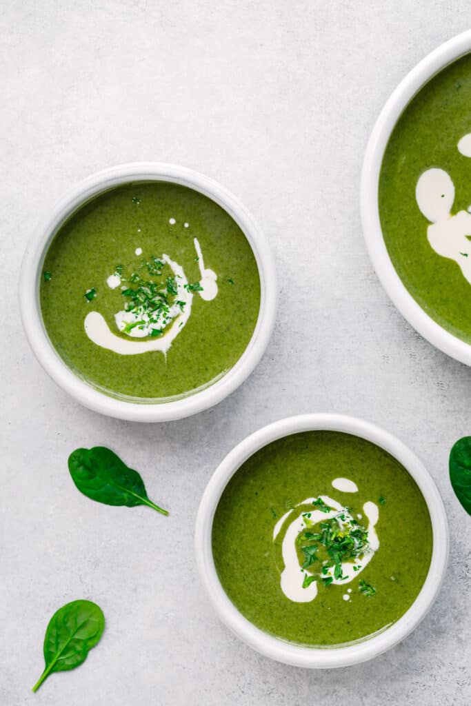 Spinach Potato Soup (Creamy and Gluten-Free)