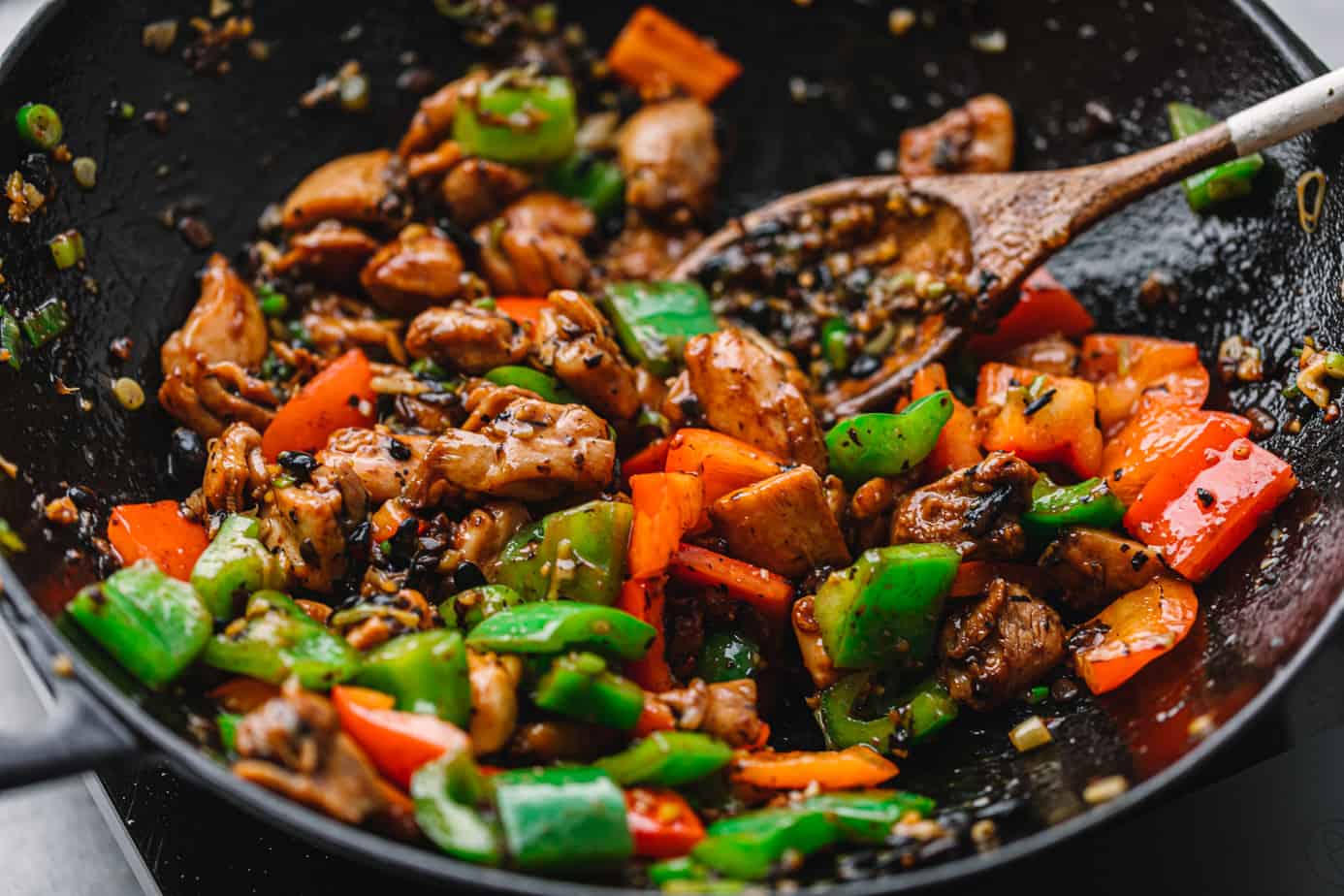 Chicken in Black Bean Sauce - Posh Journal