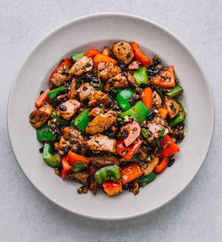 Chicken In Black Bean Sauce Posh Journal   Chicken In Black Bean Sauce 9 735x798 