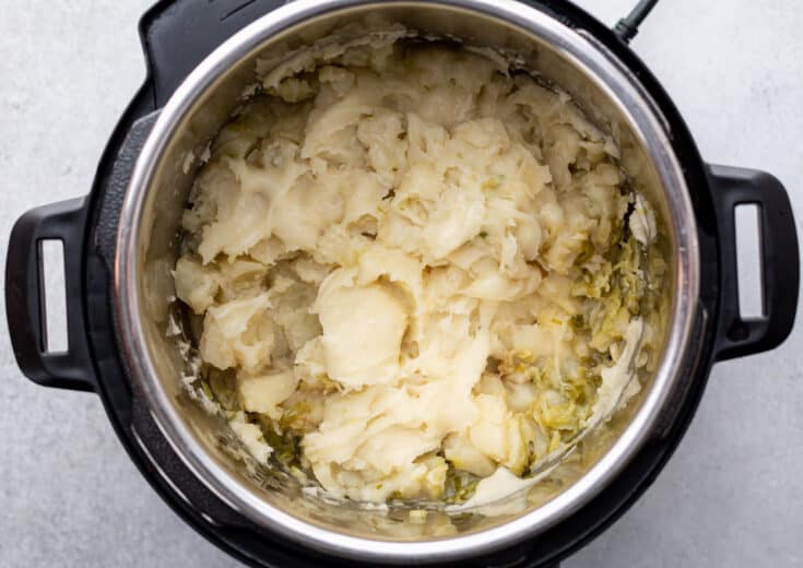 Colcannon One Pot Instant Pot Colcannon - Irish Mashed Potatoes - Posh Journal