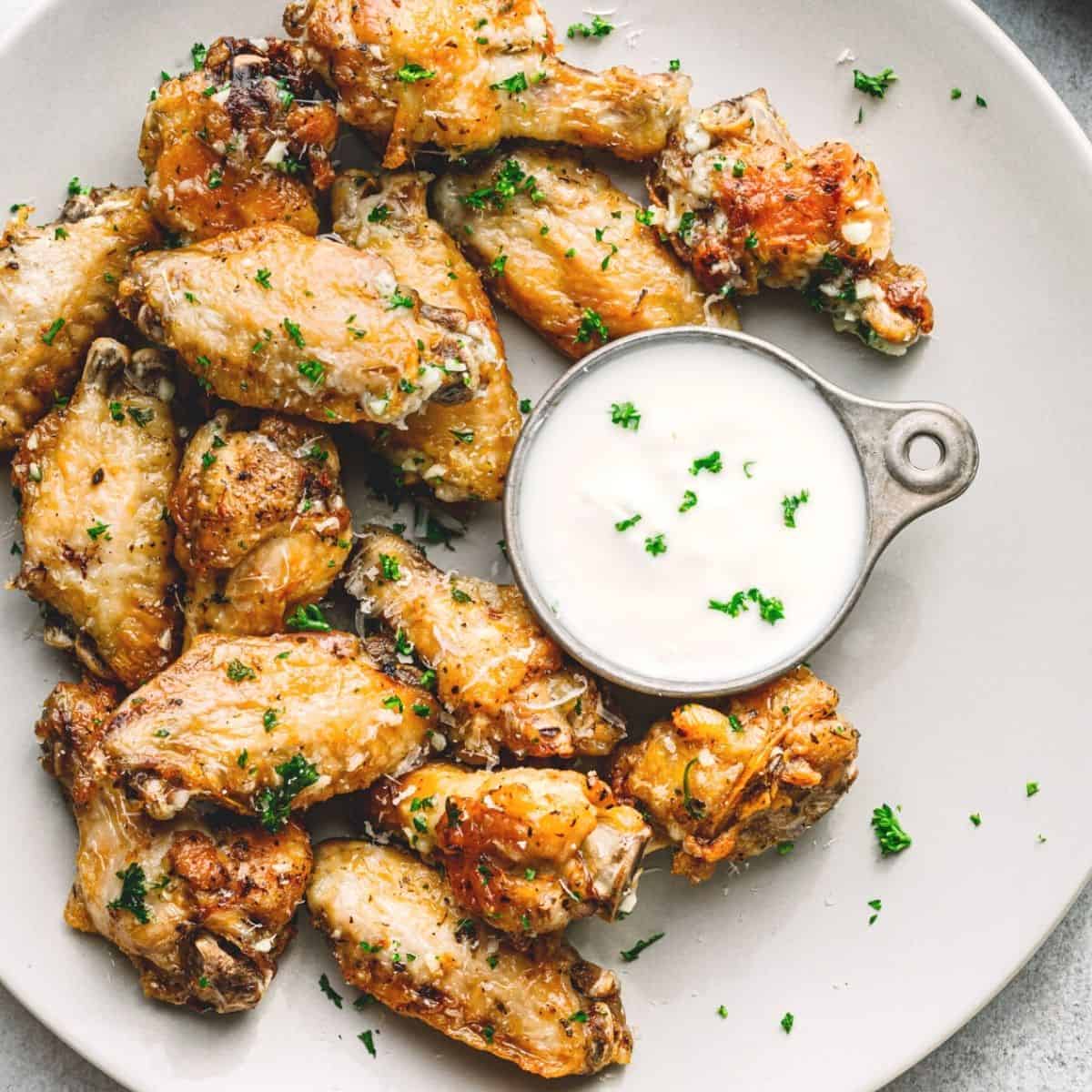 Instant Pot Garlic Parmesan Chicken Wings