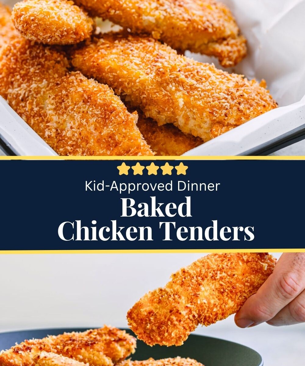 Crispy Baked Chicken Tenders (No Frying!)