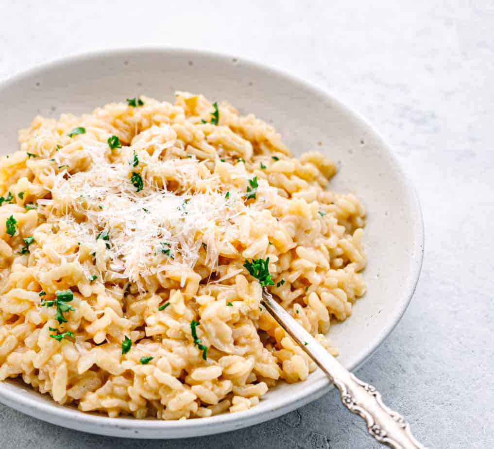 Instant Pot Risotto with Parmesan Cheese