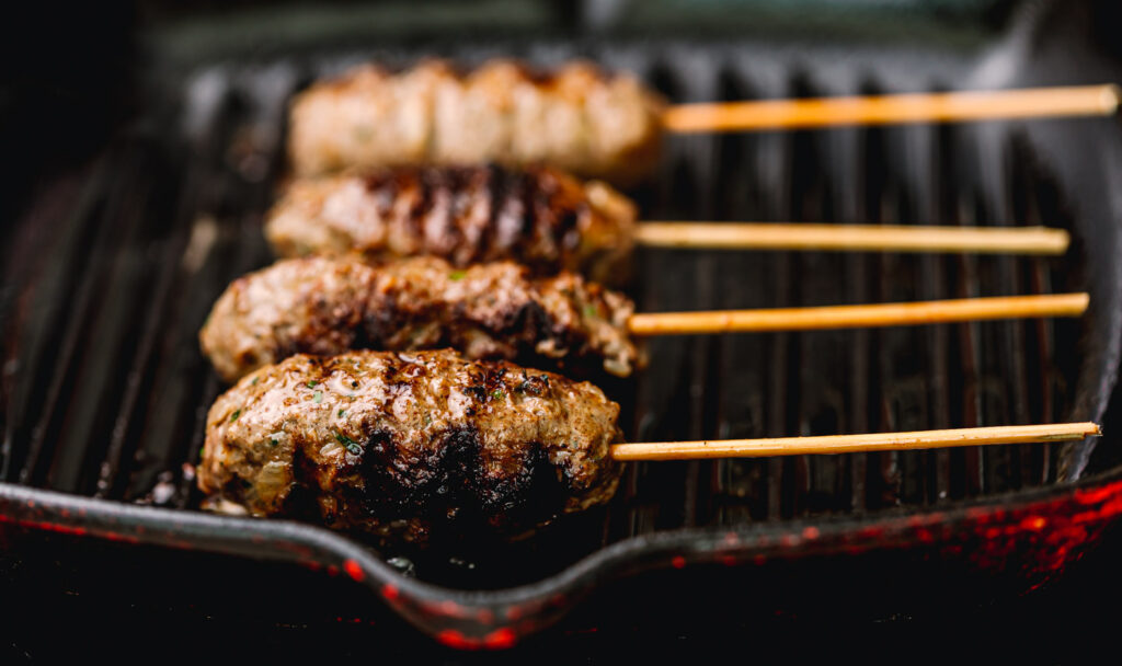 Grilled Lamb Kebabs