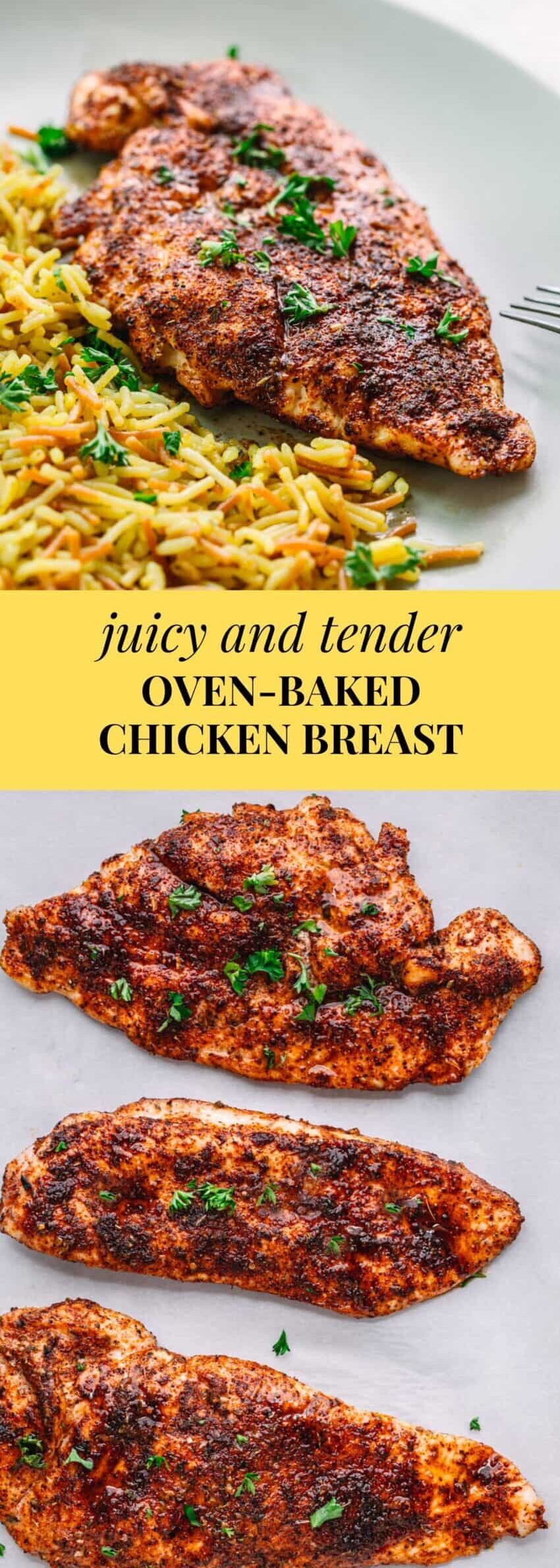 Oven Baked Chicken Breast So Tender And Juicy Posh Journal Vrogue