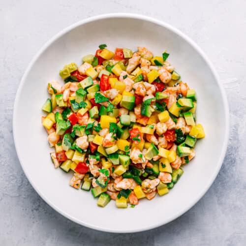 Shrimp Avocado Mango Salad - Posh Journal