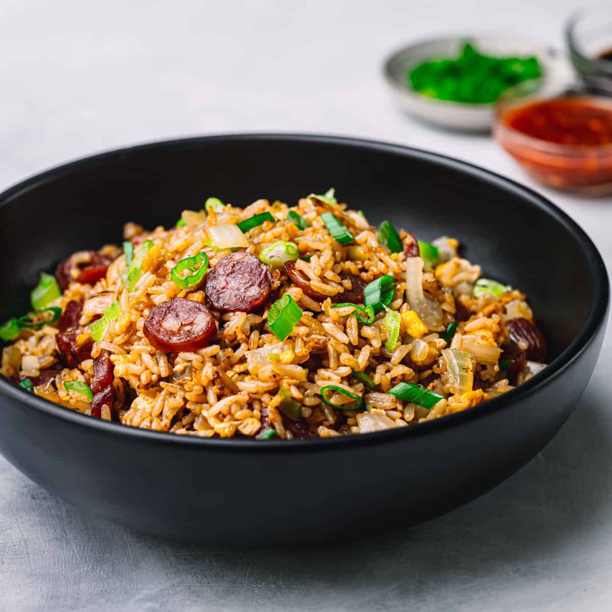 Chinese Sausage Rice Cooker Rice (Lap Cheong Fan) - The Woks of Life