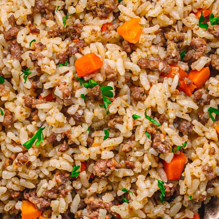 Instant Pot Ground Beef and Rice: An Uzbek Beef Plov-Inspired Dish ...