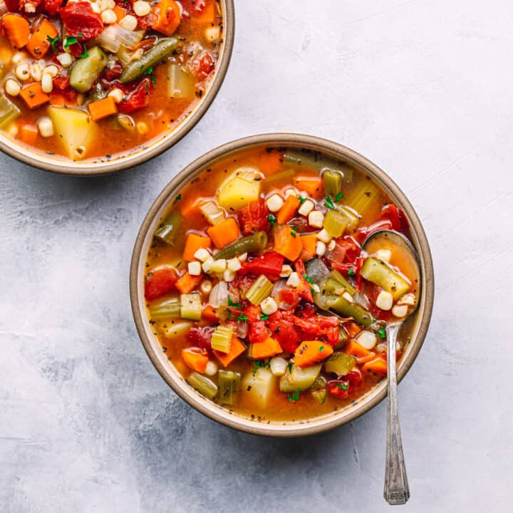 Instant Pot Vegetable Soup - Posh Journal