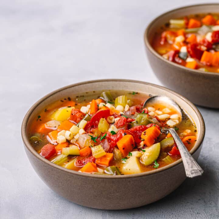 Instant Pot Vegetable Soup - Posh Journal