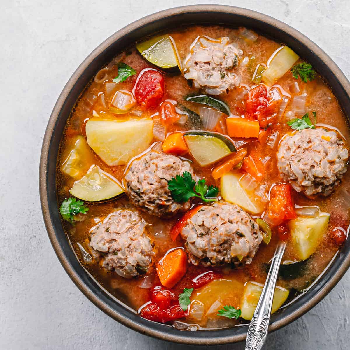 Albondigas Soup Caldo De Albóndigas