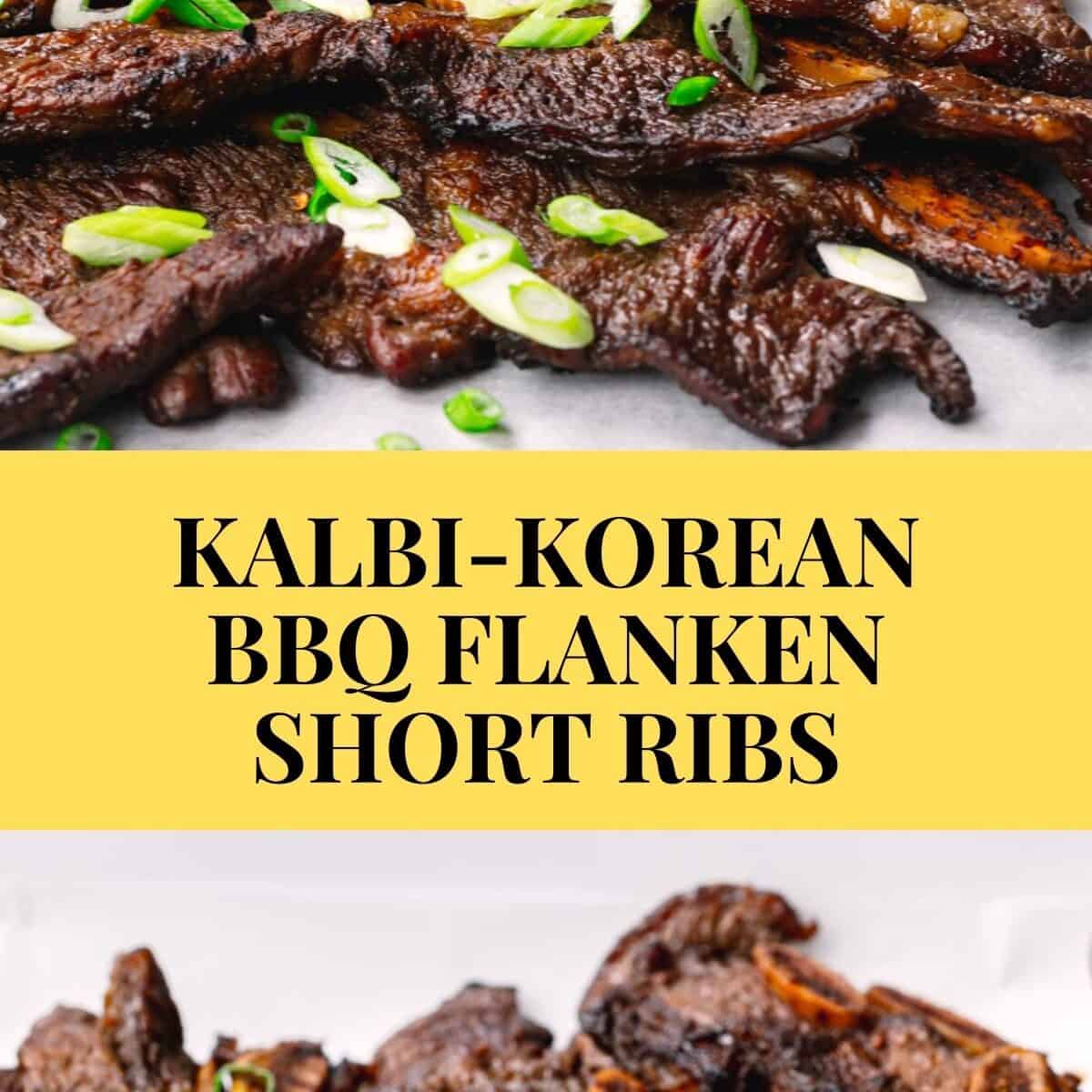 Kalbi Korean BBQ Flanken Short Ribs