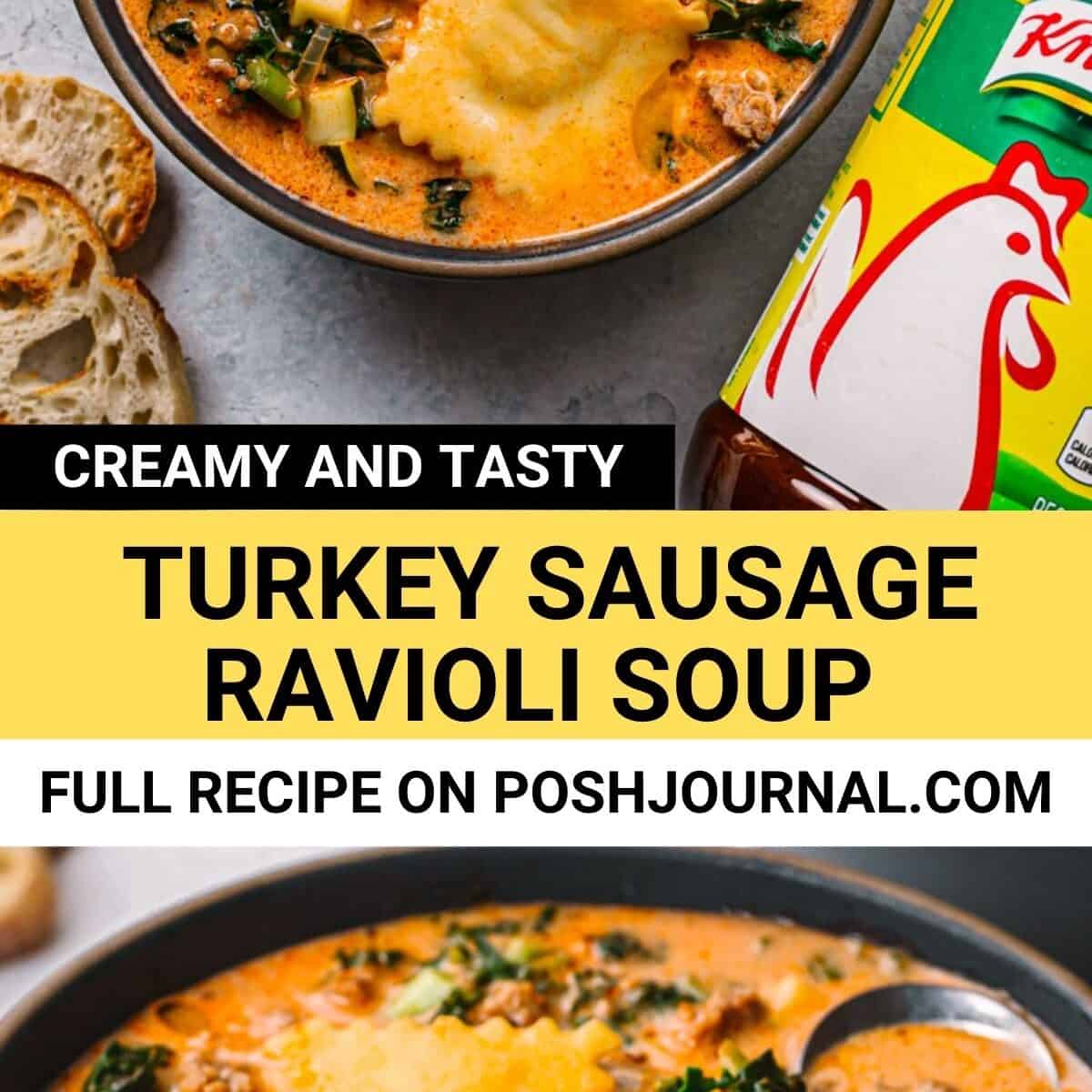 creamy ravioli soup