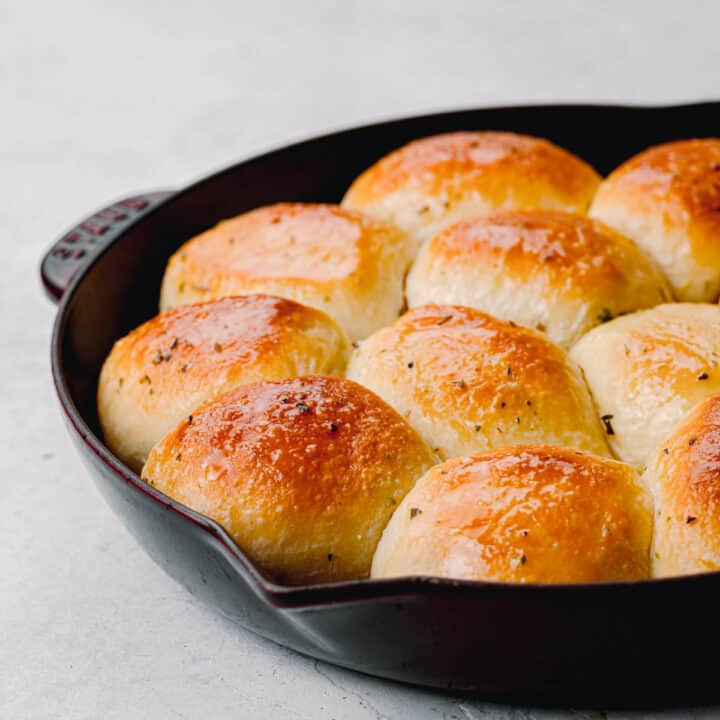 Easy Dinner Rolls with Herb Butter Posh Journal