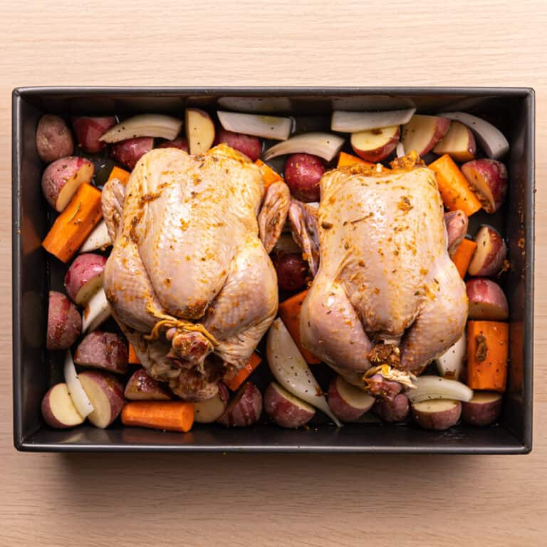 Roasted Cornish Hen (with Mixed Vegetables) Posh Journal