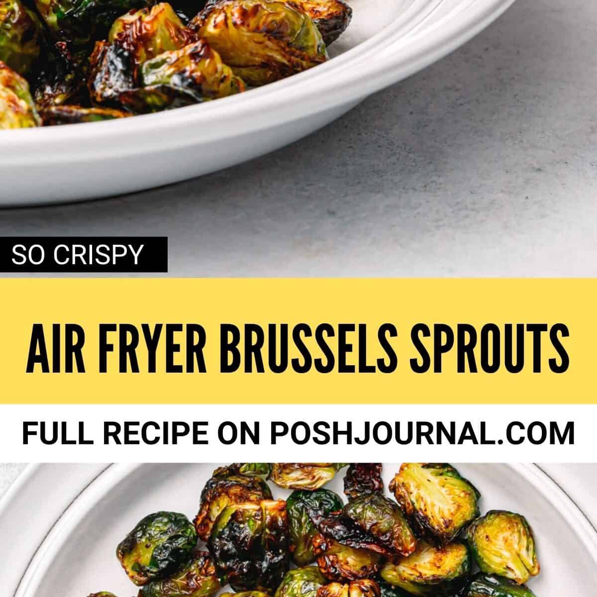 Air fryer brussels sprouts recipe