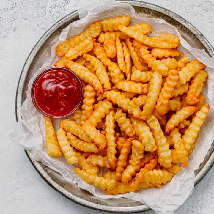 The Crispiest Air Fryer Frozen French Fries - Posh Journal