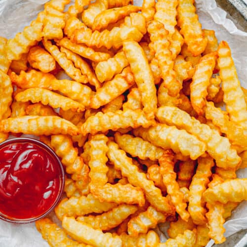 The Crispiest Air Fryer Frozen French Fries - Posh Journal