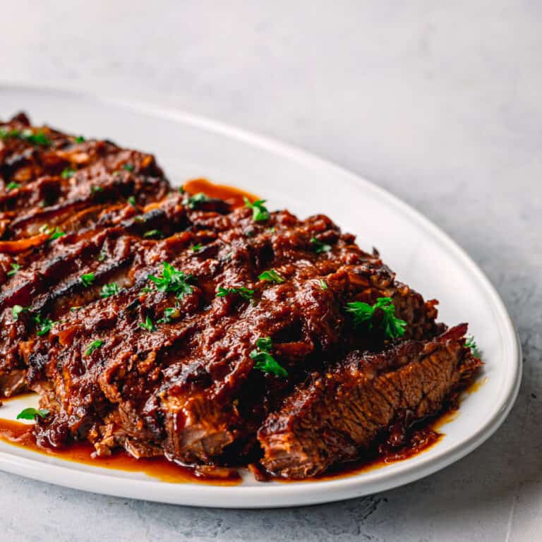 Easy Braised Beef Brisket How To Cook Tender Brisket In The Oven 