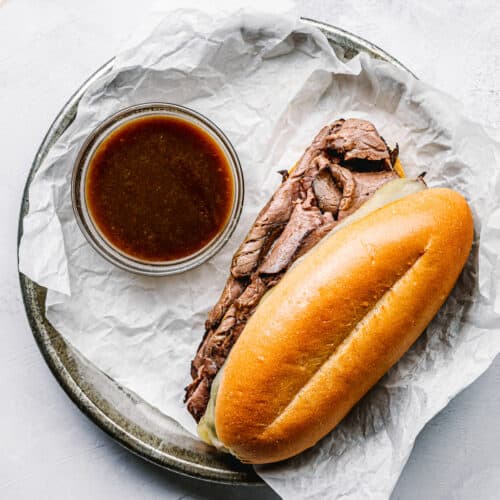 Easy French Dip Sandwich with Au Jus - Posh Journal