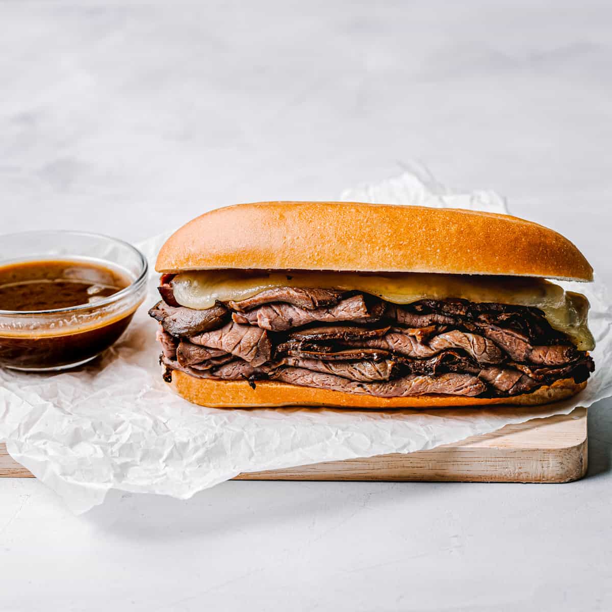 Easy French Dip Sandwich with Au Jus